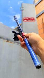 Satu Set Joran Pancing Tegek Kolong Murah Ruas Pendek Emran Orca TJL