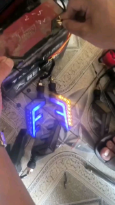 Xi Nhan Chữ Z V2 Plus Gắn Xe Điện Xe Máy Nguồn Điện 48V (Giá 1 Đôi)