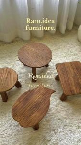 เก้าอี้เล็กไม้สัก 4 แบบ 4 สไตล์ ง่ายๆชิวๆ 🌼✨