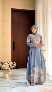 cappadocca midi dress nadheera#dress bahan silk#dress mewah nadheera