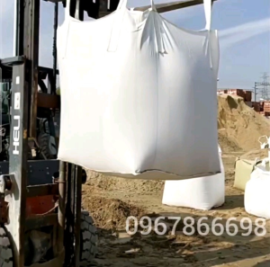 Bao Cẩu Gumbo Pp 1000Kg Miệng Buộc Đáy Xả Loại Tốt