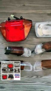 (22) ไฟหน้า + ไฟท้าย + ไฟเลี้ยว HONDA DREAM - ฮอนด้า ดรีม เก่า ดรีมคุรุสภา