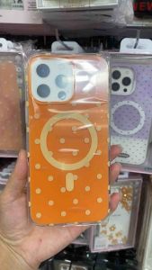 [สีใหม่] เคส iPhone ลายจุดย้อนยุคสำหรับ Apple 17 Pro Max สไตล์ใหม่ 2025 เคสนิ่มสำหรับ iPhone 17 Pro Max สี Morning Glory