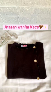 Arunika blouse knit wanita terbaru / Atasan wanita korean style