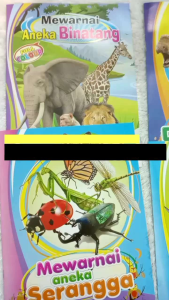 Paket Buku Mewarnai Untuk Anak Motif Hewan: dengan berbagai desain hewan lucu mengasah motorik anak dalam belajar banyak hal~ Buku Anak Winonabooks × Lingkar Media