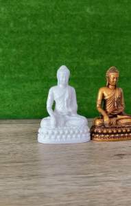 Fiber Ivory Fruit Sakyamuni Buddha Car Statue Buddha Statue Parvati Statue