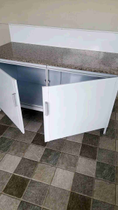 ตู้ครัวอลูมิเนียมแท้ 100% / ตู้วางเตา 90 CM