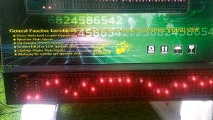 Equalizer 40 Chanell Stereo Penyeimbang Suara Mewah LED Geser Nyala Murah