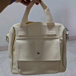 [SINGAPORE] GRAQITUDE.SG LOCAL INSTOCK Mini But Not Mini Bag Y2K Everyday Large Capacity Student Canvas Top Handle