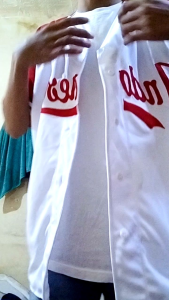 baju Jersey Indonesia merah putih bordir timbul kerah vinek berkancinh