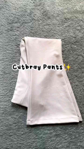 Celana kulot cutbray scuba premium celana higwaist cutbray premium