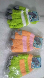 Sarung Tangan Motor Wanita - Sarung Tangan Touchscreen  Handuk Bulu Tebal