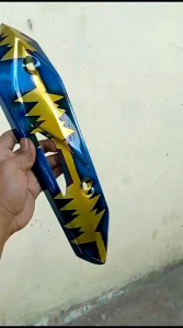 Satu Set Tameng Knalpot & Aksesoris Motor Beat Mio Genio Vario 110fi