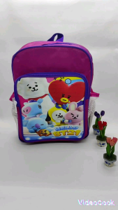 RANSEL ANAK/TAS ANAK SEKOLAH PAUD TK/TAS SEKOLAH ANAK /RANSEL ANAK MOTIF RANSEL ANAK WANITA MURAH tas anak TK tas anak Paud tas balita tas anak perempuan karakter BT21 tas trafeling anak