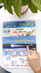 Truyện Ehon bé 3-4-5 tuổi - Một ngày của gia đình ma