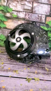 Paket Tutup Kipas Karbon Forget Plus Spinner Cover Kipas CNC Mio Sporty