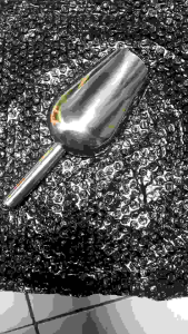 Sendok Sekop Serokan es batu Biji kopi ice pick stainless steel Multifungsi