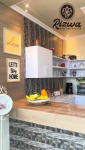 Hijab Instan Bergo Sport Aksen Lubang Telinga (Masker/Kacamata/Earphone)