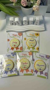 Teacher’s Day 55mm Button Pins Gift Idea School Happy Appreciation Gift Elem College High School