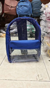 16 INCHES TRANSPARENT BACKPACK COMBINATION PVC MATERIAL