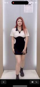 korean style knitted 2colors polo dress /laides fashion dress /casual dress/womens summer shortsleeve dress