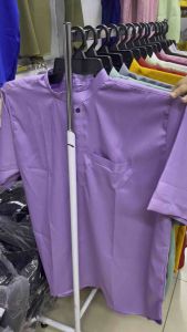 Plus Size 3XL-7XL Muslim Kurta for Men – Short Sleeve Stand Collar Casual & Comfortable