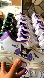 SZ | NEW Kuromi By Sanrio 01 Series | Sepatu Anak 3-9 Tahun Perempuan Size 26-35 | Sneakers Anak Sekolah Fashion Kids