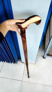 tongkat jalan kayu galih asem motif habib D25