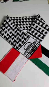 Syal Rajut Palestina & Syal Rajut Musim Dingin Motif Indonesia