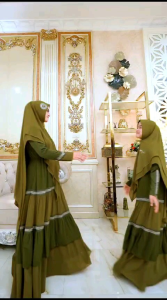 Gamis Syari Atika Series BY AC Collection (Anak) - Gamis Premium