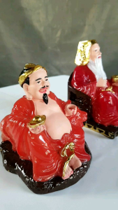 Thần tài Thổ địa cao 13cm phong thủy thu hút tài lộc