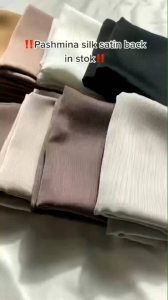 Pashmina Silk Hijab/Pashmina Satin/Hijab Satin 180 cm x 75 cm