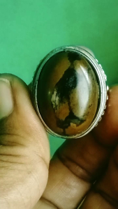 batu cincin Garut motif bangau