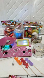 MAINAN ANAK PEREMPUAN MINISET MASAK MASAKAN KOMPOR LED BISA NYALA HELLO KITTY