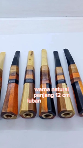 pipa once cangklong kayu nogosari kelor hitam kemuning kelor emas bajakah varian model S 12cm Fs61