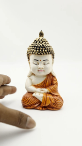 Sitting BABY Buddha Meditating Statue for Housewarming Peace Beautiful Home/Office Decor Showpiece ST940