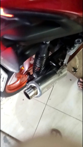 KNALPOT RACING SKR RACING EXHAUST. VARIO GENIOFAZZIO NMAX PCX XMAXAEROX BEAT MIO