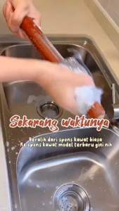 5 Pcs Kain Lap Dapur Kawat Serbaguna – Pembersih Panci & Piring Kain Cuci Piring Anti Noda