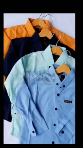 KEMEJA ANAK LENGAN PANJANG | KEMEJA POLOS ANAK LENGAN PANJANG USIA 1-10 TAHUN