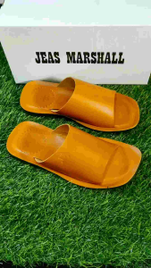 Sandal Kulit Pria Jeas Marshall - Kulit Sapi Asli 100% - JM 01 Tan (Produksi Sendiri)