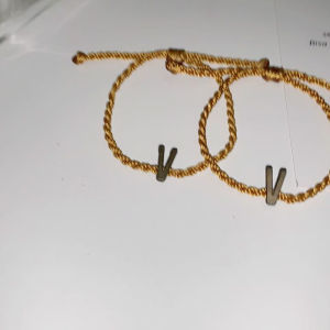 Gelang Huruf Couple Inisial A Sampai Z Pasangan Sahabat Tali Nylon Lembut Kuat Nyaman Model Terbaru Simple Elegan Mewah Kibasbracelet