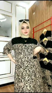 Gamis Wanita Terbaru Longdres Bahan Rayon // Gamis Rayon Terbaru 2024