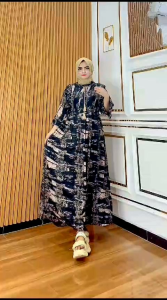 Gamis Wanita Bahan Rayon Bahan Adem & Halus //Gamis Rayon terbaru 2024