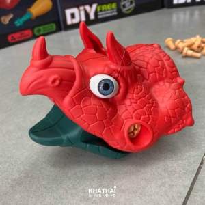 DIY ของเล่นประกอบไดโนเสาร์ ตัวต่อไดโนเสาร์ ขยับปาก ขา หาง ได้ BY-6601-3