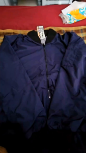 JAKET BOMBER BUMN CUSTOM DESIGN NAMA PERUSAHAAN ANDA WATERPROOF PRIA DAN WANITA