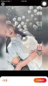 Tóc Giả Đuôi Ngựa Thẳng Kèm Búi Xoăn Truyền Thống Trung Hoa QiQishop