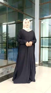 Abaya Batwing Crinkle - Batwing Abaya - Abaya Terbaru