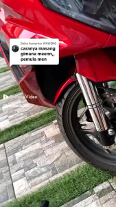 Covershock / pelindung shock depan dan belakang Honda PCX 150 / 160