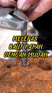 Mata Bor Pelepas Baut Rusak Karat & Alat Penyisip Baut Karat