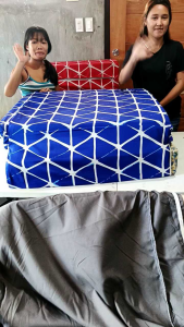 REPLACEMENT COVER FOR URATEX SOFABED*neo and comfort joy(PAMALIT SA SIRANG COVER NG SOFABED) 3 folds replacement full cover Zipper..